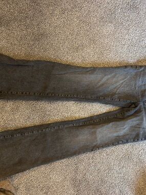 Madewell Dark Gray Wide Leg Jeans